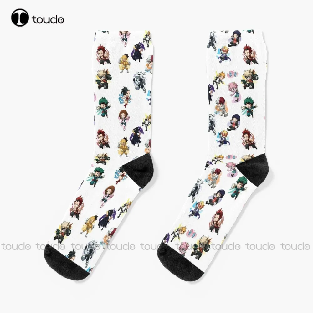 

My Hero Bnha Boku No Hero Academia Anime Deku Bakugou Socks Mens Work Socks Christmas Gift Custom Unisex Adult Teen Youth Socks