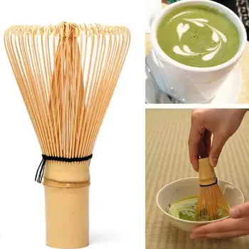 

New Japanese Ceremony Bamboo Chasen Green Tea Whisk for Preparing Matcha Powder Coffee Tea Tools LX7983
