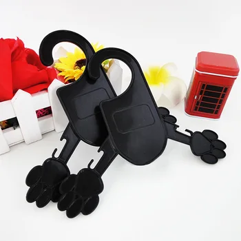 

10pcs/Set Portable Pet Dog Cat Clothes Hanger Plastic Paw Shape Rack Pets Clothing Acessories