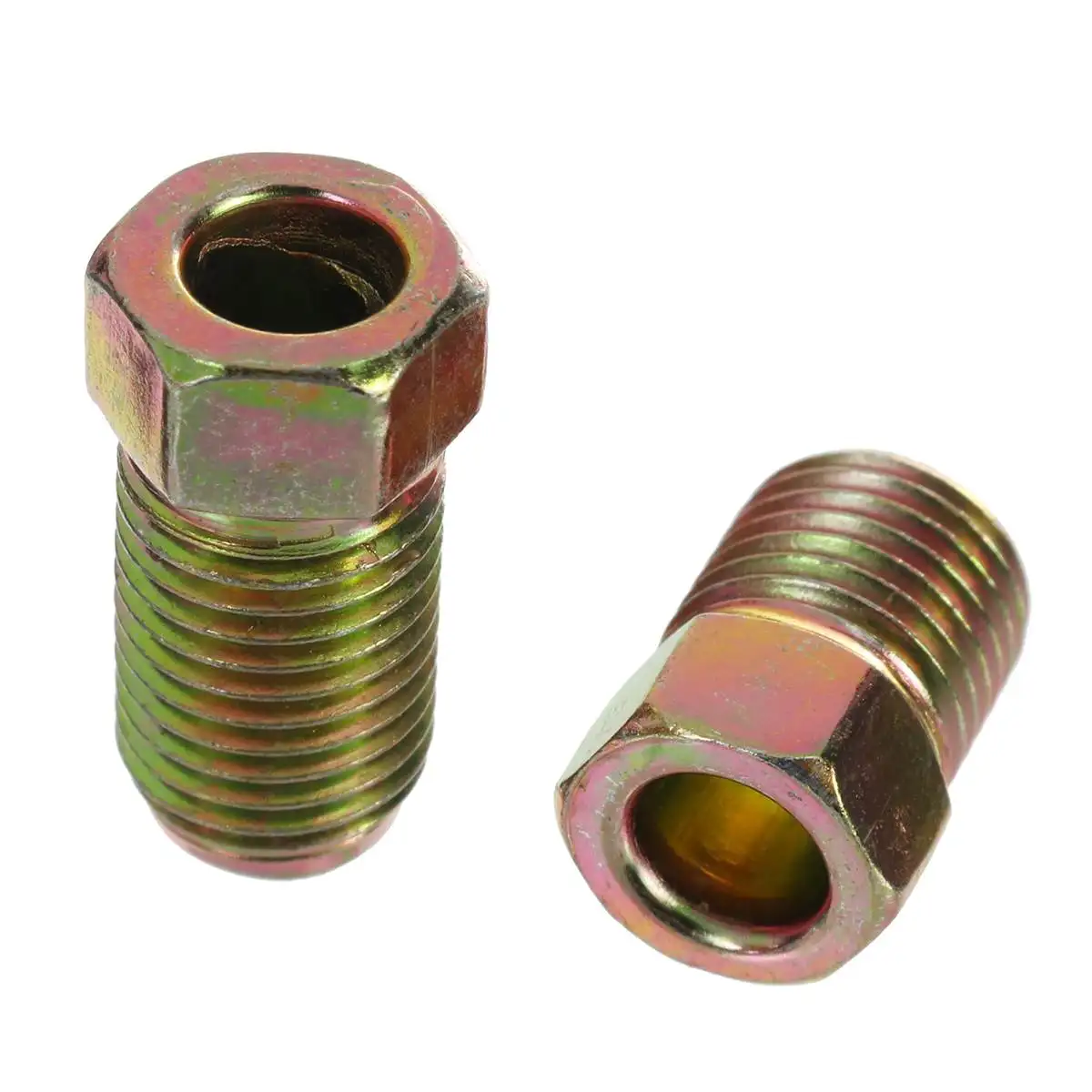 7.62M Car Roll Tube Coil of 3/16"OD Steel Zinc Brake Pipe Hose Line Piping Tube Tubing Anti-rust with 15PCS Nuts Fittings