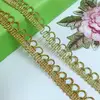 10Yards 10MM Trim Sewing Lace Gold Silver Centipede Braided Lace Ribbon Home Party Decoration DIY Clothes Curve Lace Accessories ► Photo 2/3