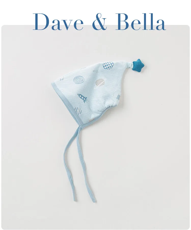 DBH11350 dave bella осень для маленьких мальчиков новорожденного ребенка хлопковая шапка Кепка