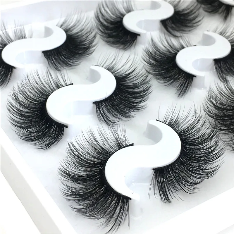 

9 pairs 6D Mink Lashes Natural False Eyelashes Dramatic Volume Fake Lashes Makeup Eyelash Extension Silk Eyelashes Lashes Mink