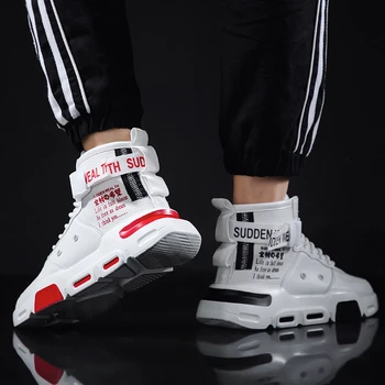 

QZHSMY Sneakers Men's Vulcanize Running Shoes Casual 39-44 Masculino Adulto Zapatillas Breathable New Boots Mesh Non-slip