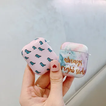 

Cute Cartoon Dinosaur For Apple Airpods 2 1 Case Bluetooth Earphone Charging Box Soft Protective Cover For air pods Cases