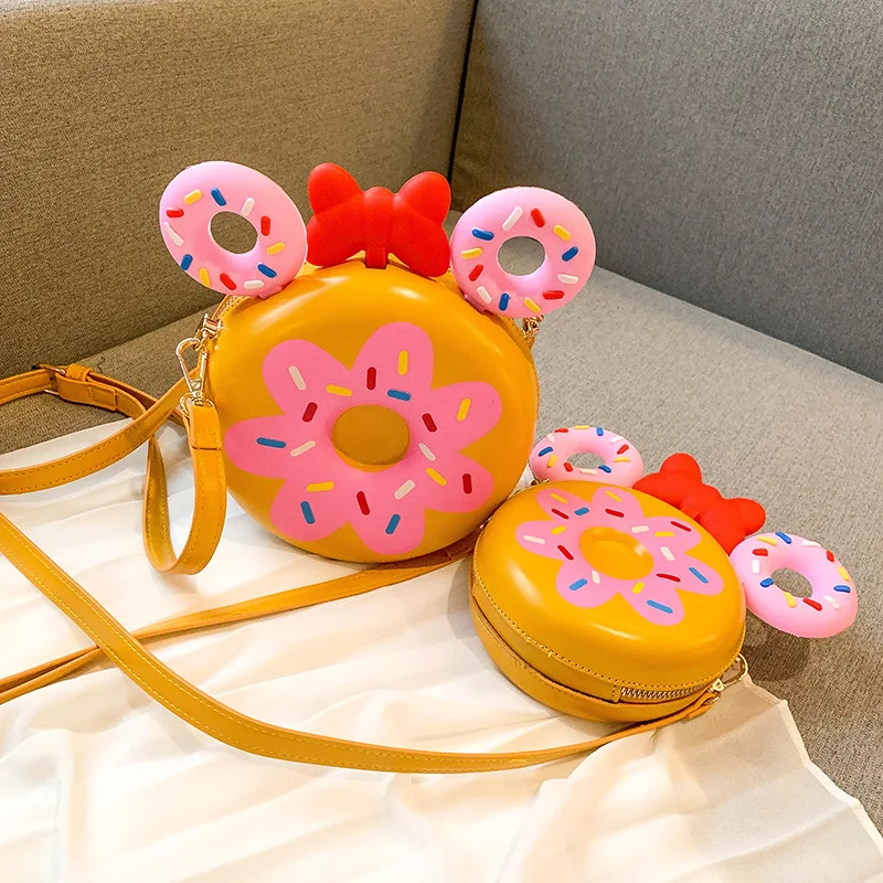 

2019 New Style Delicious Doughnuts (Large Small) Hard Case WOMEN'S Bag Crossbody Bag