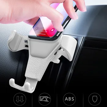 

Car Phone Holder Gravity reaction Car Mobile Phone Holder Clip Type Air Vent Monut For GPS Phone