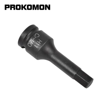 

9mm/11mm Hex Impact Socket Tool 1/2" Dr 78mm Long