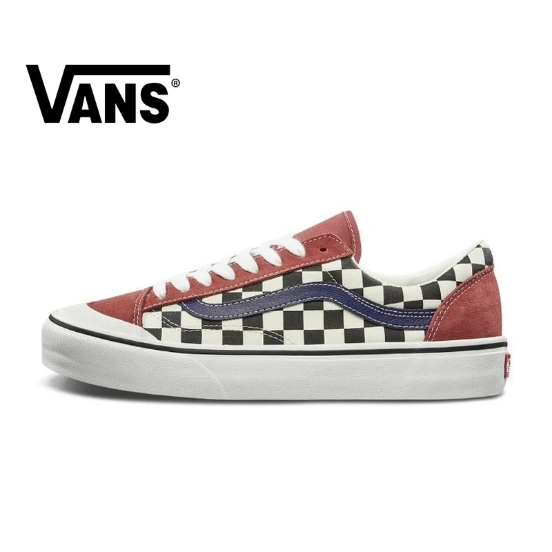 

Vans STYLE 36 SF Men and Women Shoes Original Authentic Red Outdoor Street Style Low Canvas Lattice Light 2019 New VN0A3MVLVS9