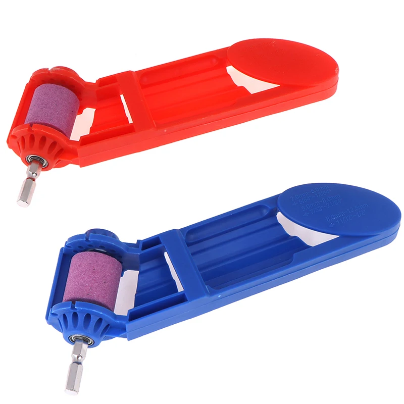 1pc New Portable Drill Bit Sharpener Corundum Grinding Wheel For Grinder
