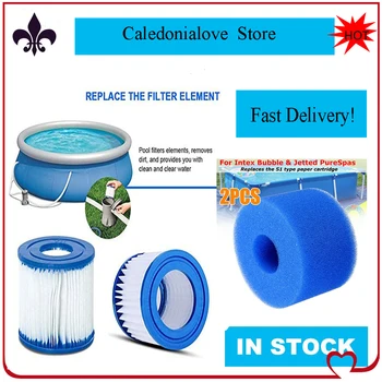 

Outdoor Cleaning Foam Filter Sponge for VII /Intex D Reusable Filter Cartridge Washable Biofoam Cleaner Swimming Pool Accessory