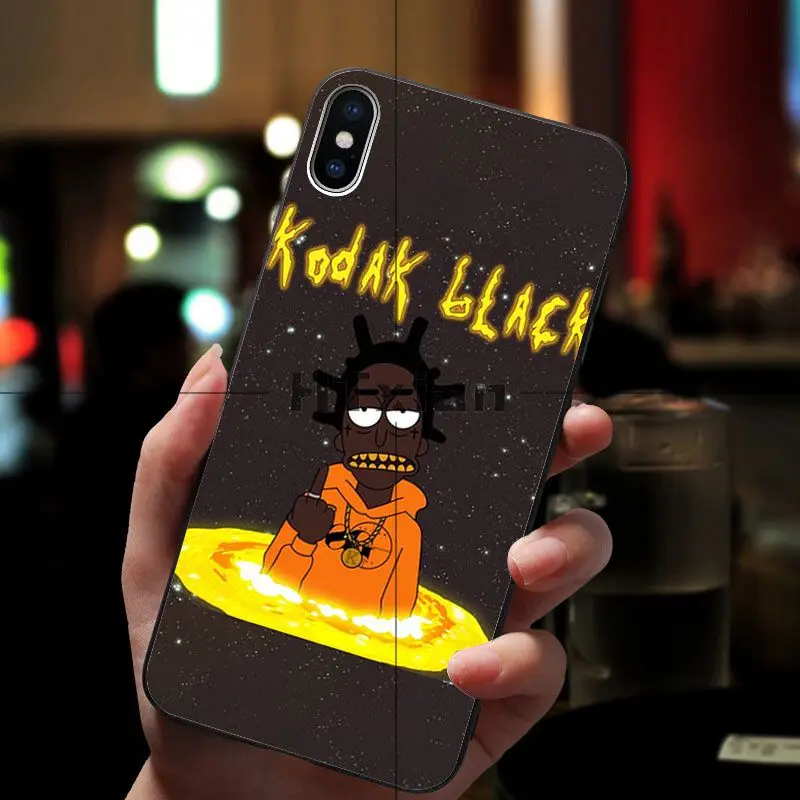HTXian Kodak Black Song Soft black Phone Case for iPhone 11 pro XS MAX 8 7 6 6S Plus X 5 5S SE XR case