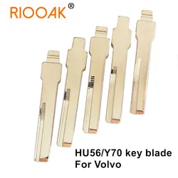 10pcs KD HU56 HU56R Y70 Key Blade Car Key Blank Universal Center Groove Xhorse KD VVDI Remote Key Blade for Volvo Mitsubishi S4