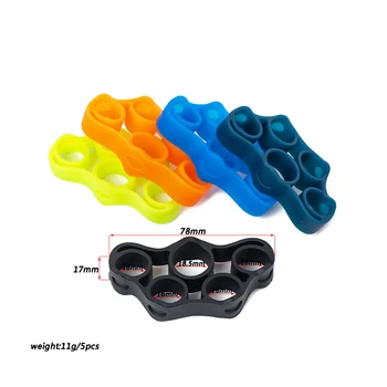 

Silicone Finger Gripper Strength Trainer Exercise Stretcher Resistance Band