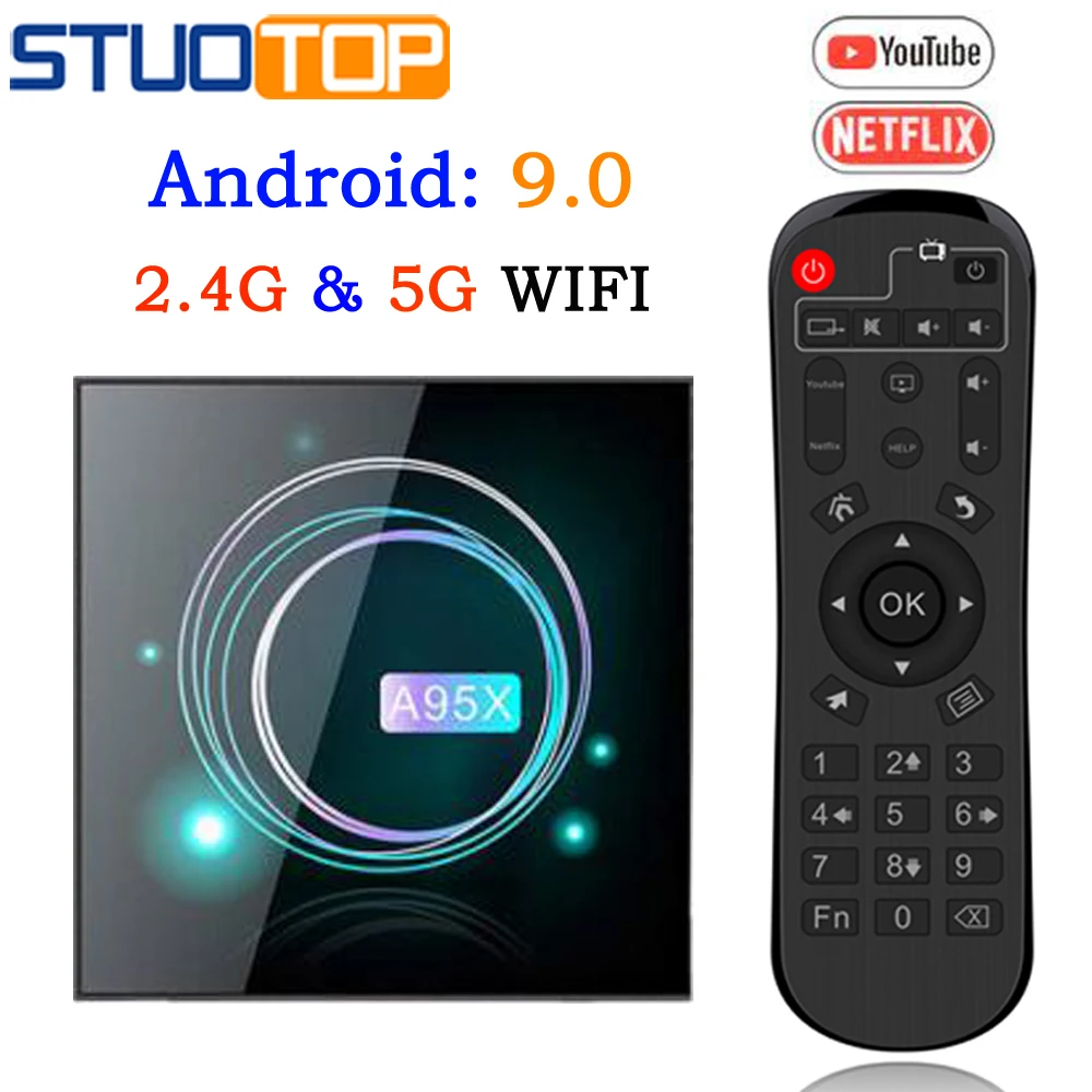 

A95Xf3Slim Smart Tv Box Android 9.0 Set Top Box 8K 3D Mini Tv Box 2gb 4gb 32gb 64gb Quad Core media player PK X96 H96 Max
