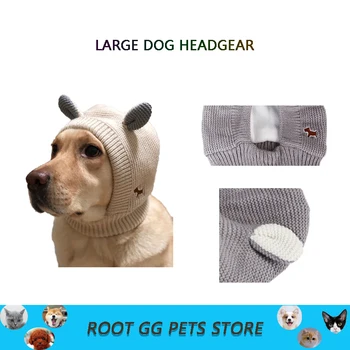 

Christmas Clothes Dog Hat Winter Rabbit Ears Plus Velvet Warm Windproof Knitted Pet Dog Hat Funny Cat Dog Clothes Accessory Pet