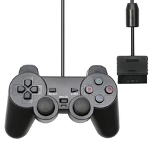 For PS2 Wired Controller Gamepad Manette Playstation 2 Controle Mando Joystick Console Accessory