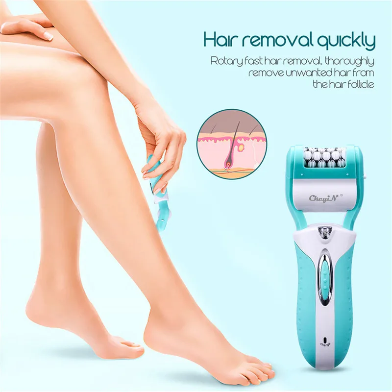 220-240 в перезаряжаемая 3 в 1 Женская бритва, эпилятор, многофункциональная электрическая Женская бритва, бритва для удаления мозолей, пилочка для ног, набор для педикюра
