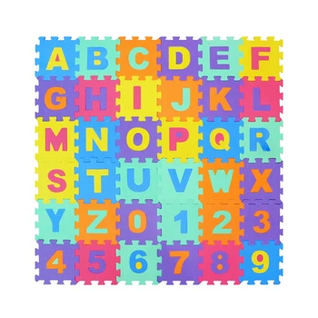 

36PCS/Lot Baby EVA Foam Play Puzzle Mat Color Crawling Carpet Rugs Interlocking Floor Protective Tiles Soft Kids Jigsaw Mats