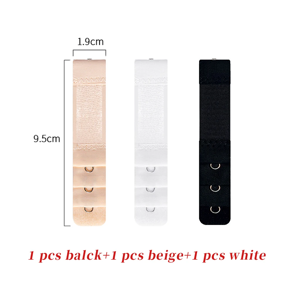 Buckle extension lengthening bra hook-and-eye extender 1 2 3 4 hook-and-eye extension accessories for underwear 3PCS