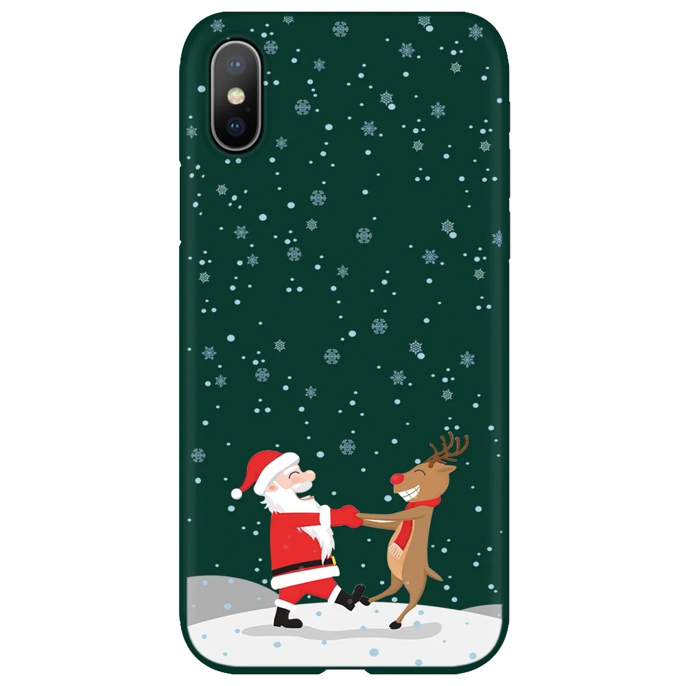 Зимний чехол для iphone 7, 8, 6, 6S Plus, 5, SE, Рождественский чехол для iphone XR 11 Pro Max X, матовый чехол из ТПУ для iphone XS Max, Fundas - Цвет: sdlrlutw