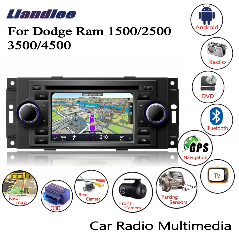 Car Cd Dvd Player Multimedia For Dodge Ram 1500/2500/3500/4500 2006