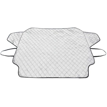 

Car Windshield Snow Cover,Car Windshield Snow Ice Cover with 4 Layers Protection,Snow,Ice,UV,Frost Defense,Extra Large Windshiel