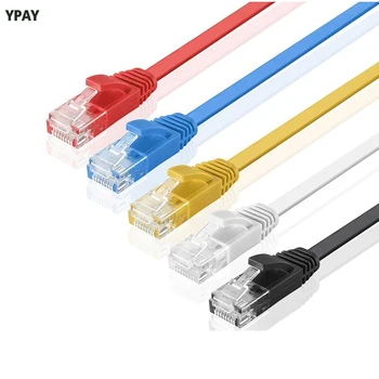 

CAT6 Ethernet Network LAN Cable PC RJ45 Port Computer Cord Pure Copper Ultra-thin Flat For PS4 XBOX Laptop Router