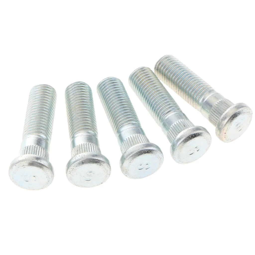 5 Pieces 50mm Long Extended Wheel Studs For Honda CR-V Element Odyssey Accord