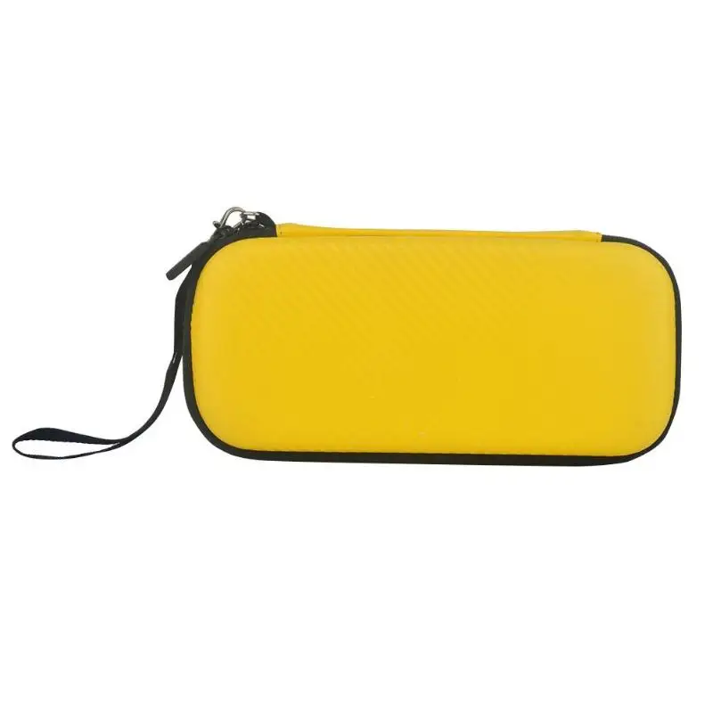 Жесткий Чехол-сумка для переноски из этиленвинилацетата с 10 отделениями для карт, водонепроницаемый защитный чехол, мини-консоль - Цвет: Цвет: желтый