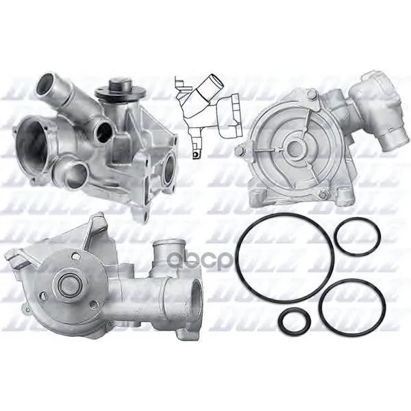 Насос Водяной Mercedes 190(W201)09/86-08/93 Dolz арт. M195