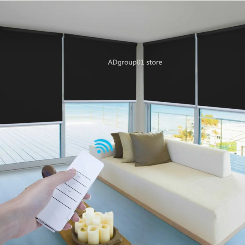 Automatic Roller Shades Blind Electrics wifi Blinds Motorized Roller Blinds Google Home Electric Window Shade