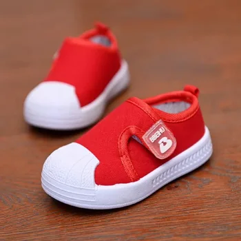 

Autumn New Solid Color Children's Casual Shoes Canvas Shoes Boys and Girls Sports Shoes Kid Shoes Children Girls Sneakers