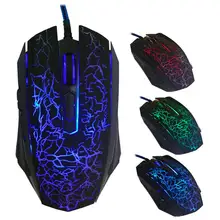 Usb wired mouse universal led colorido computador gaming mouse profissional ultra preciso jogo para dota 2 para lol gamer 2400 dpi
