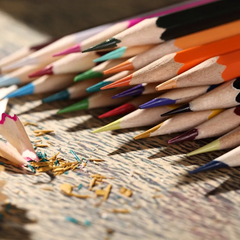 12/18/24/36/48/72 WaterColor Pencils Set Wood Colored Pencil Set Painting gifts For kids Art School Supplies color pencils,children painting supplies