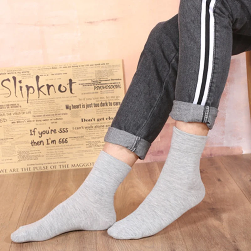 Diabetic Ankle Health Circulatory Cotton Socks Loose Fit Top for Men One Size Sports Socks Accessories Breathable Road Bicycle