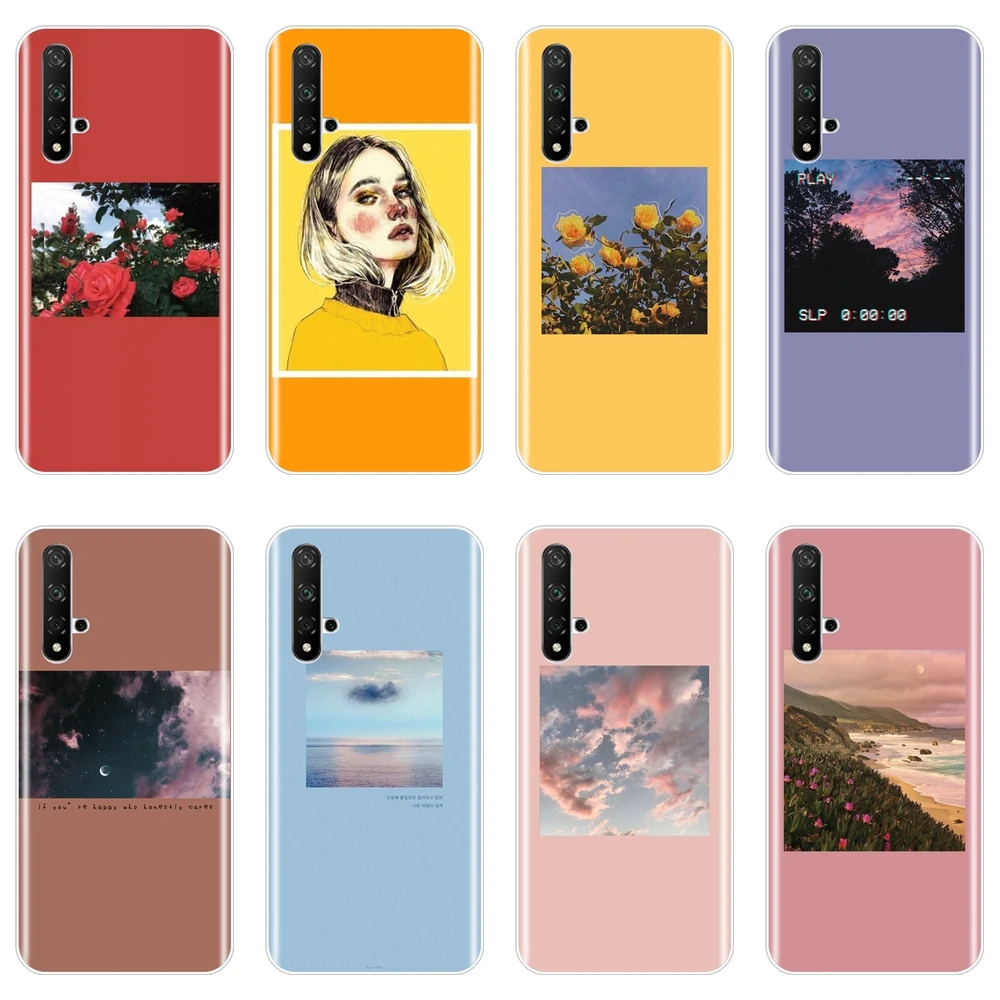 Силиконовый чехол для Huawei Honor V20 8S 8A Pro 20 Lite 10i 20i | Мобильные телефоны и аксессуары