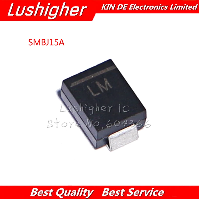 20 шт 600 Вт SMB DO-214AA VS диод SMBJ15A SMD T | Электронные компоненты и принадлежности