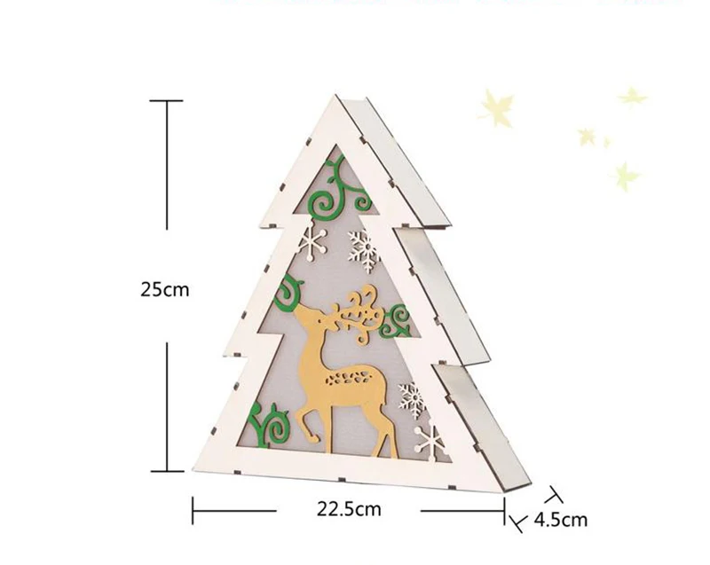 Mylifeюнит светодиодный светильник пентаграмма новогодняя елка детские подарки Настенное подвесное украшение Рождественское украшение для дома