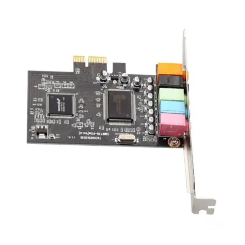 6CH CMI8738 компоненты стерео звуковая карта 3D аудио стерео PCIE звуковая карта с драйвером CD аудио карта для настольного ПК высокого качества