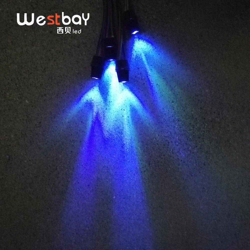 Westbay 2 Вт RGB светодиодный светильник из оптического волокна регулируемый