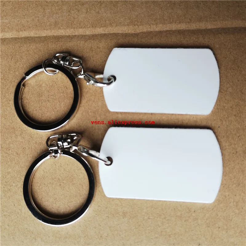 sublimation keychains blank metal key ring hot transfer printing diy custom  consumables personality gift 15pieces/lot - AliExpress
