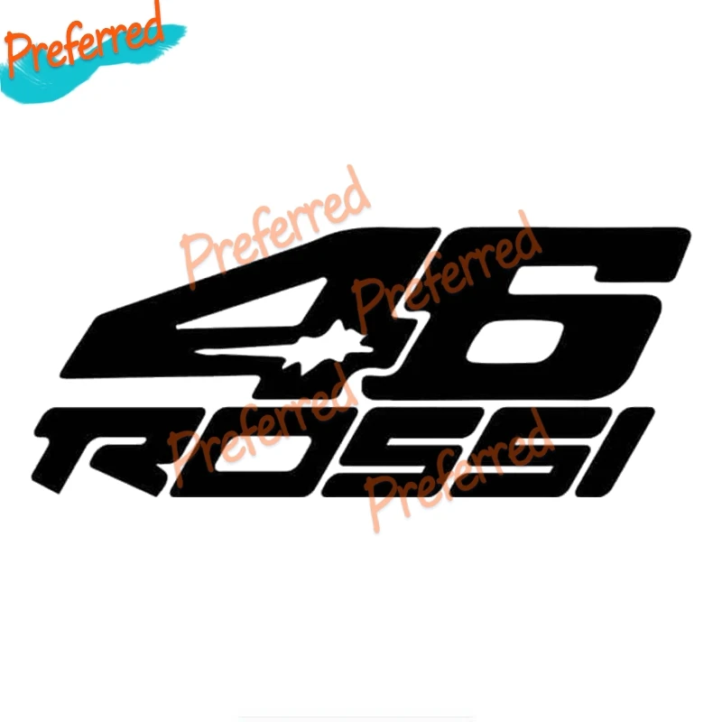 

Высококачественная забавная наклейка в виде цифр Росси для мотокросса, гоночного искусства, виниловая наклейка на багажник автомобиля, водостойкая ПВХ высекающая наклейка