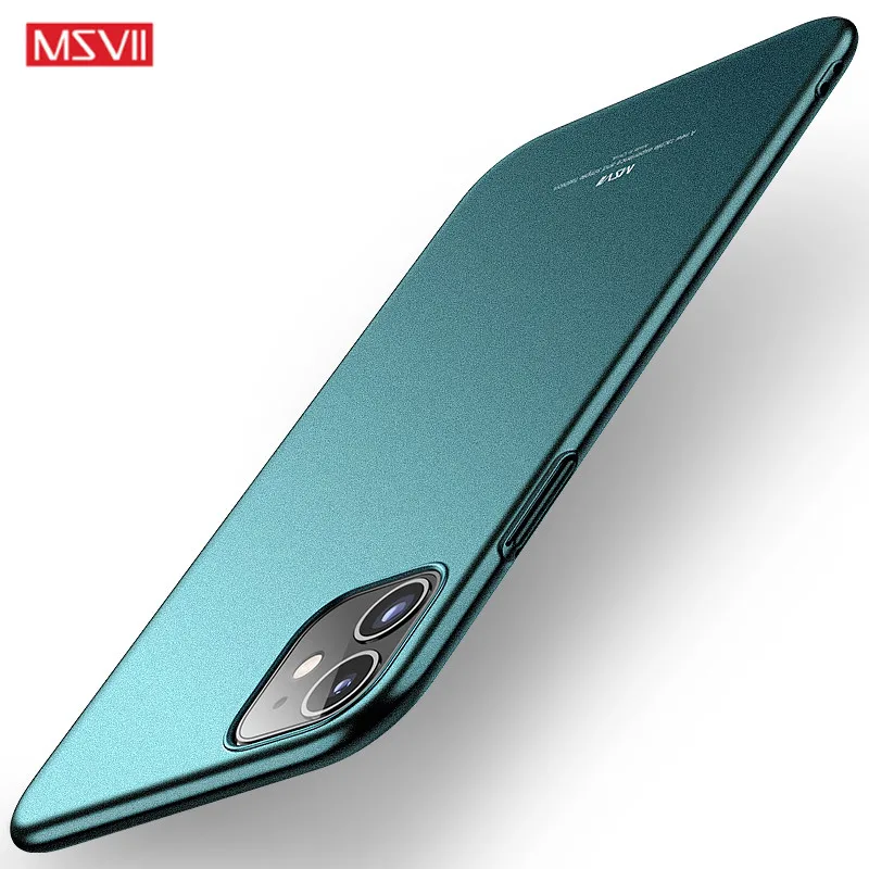 Чехол для apple iphone 11 pro max X XS MAX XR тонкий жесткий матовый чехол из поликарбоната MSVII 5 6