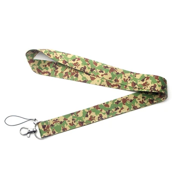 

PC1059 Wholesale 20pcs/lot Camouflage Lanyards ID Badge Holder ID Card Pass Mobile Phone Straps Badge Rope Chain Necklace