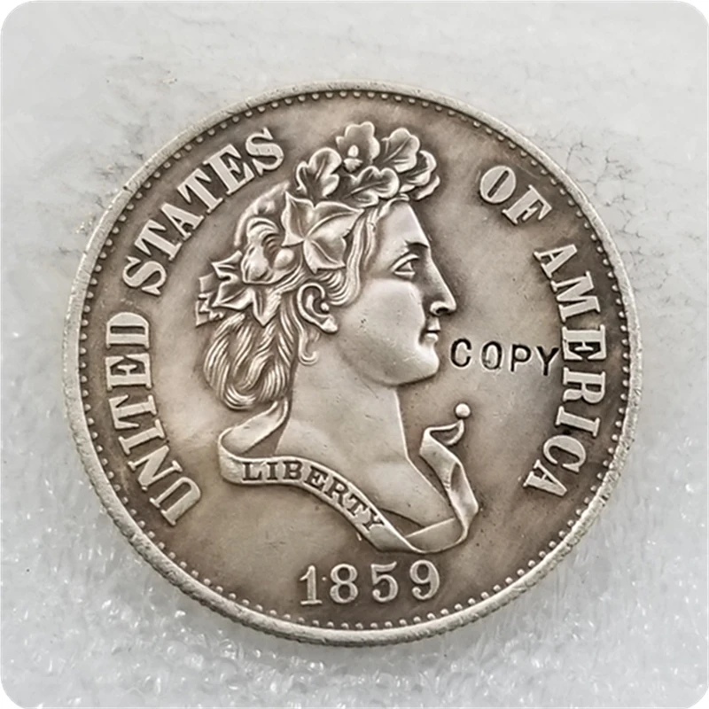 

USA 1859 French Head Half Dollar Patterns COPY COIN