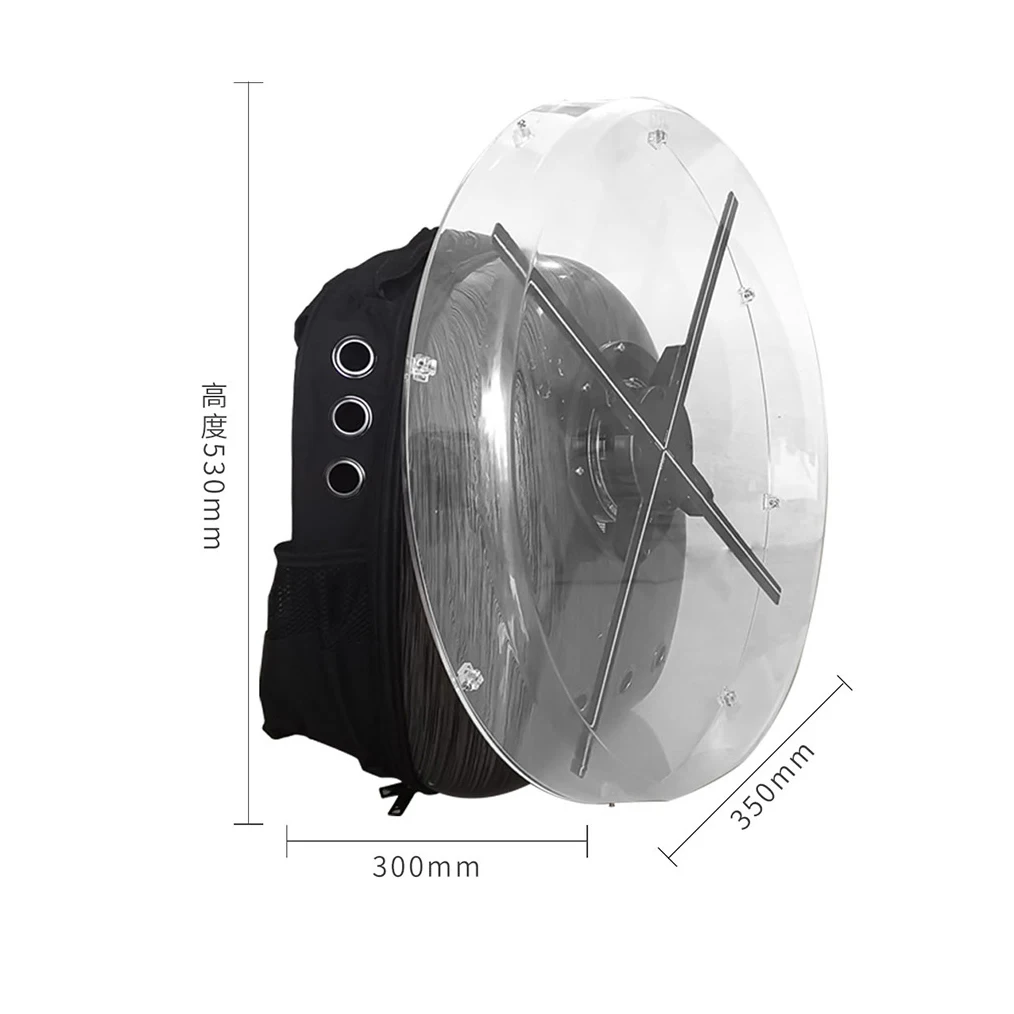 3D Holographic Advertising Backpack Sports Outdoor Advertising Display Screen Bag 50CM 60CM 42CM Holographic Player Cover Bags