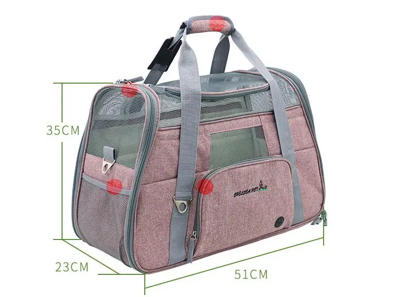 Съемный складной не DeformableBreathableMesh дизайн маленькая клетка для кошек Pet Out сумка sj-1-QS170411-1