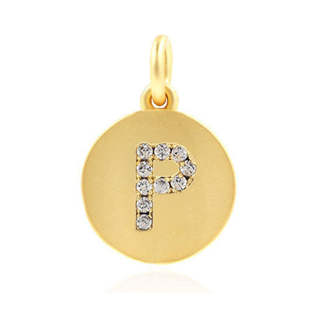 Letter Charms for Jewelry Making Supplies Charm Accessories Finding Diy Bracelet Necklace Earring copper Mosaic CZ 1pcs