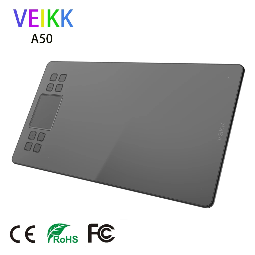 

A50 Art Digital Graphics Drawing Painting Board Pen Tablet 10x6" 6*4" 5080LPI tablette graphique